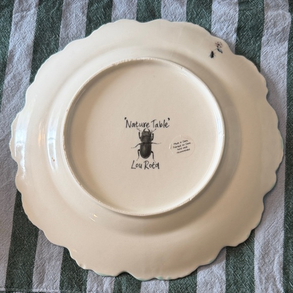 Anthropologie Floral Chameleon Decorative Plate please read - Picture 2 of 2